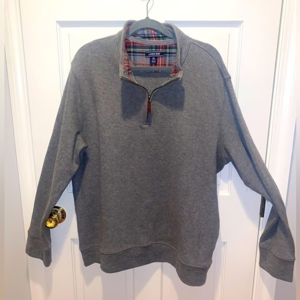 Lands End Collared Sweatshirt